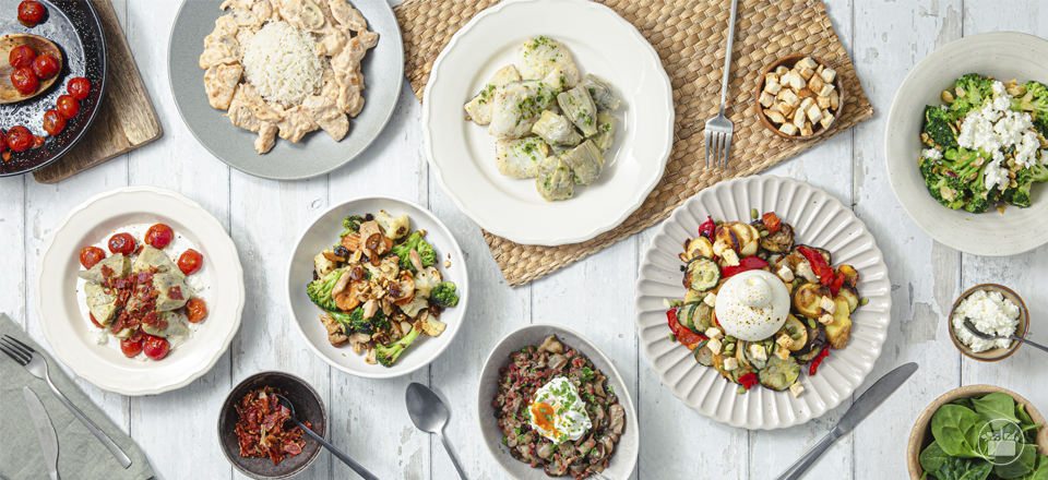 Cena ligera para terminar el día